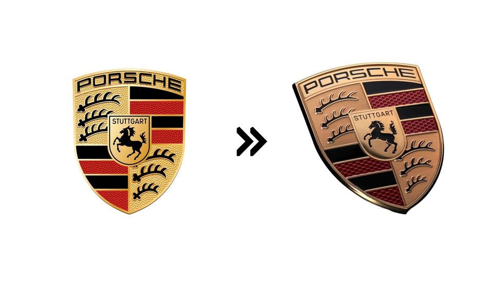 porsche new logo