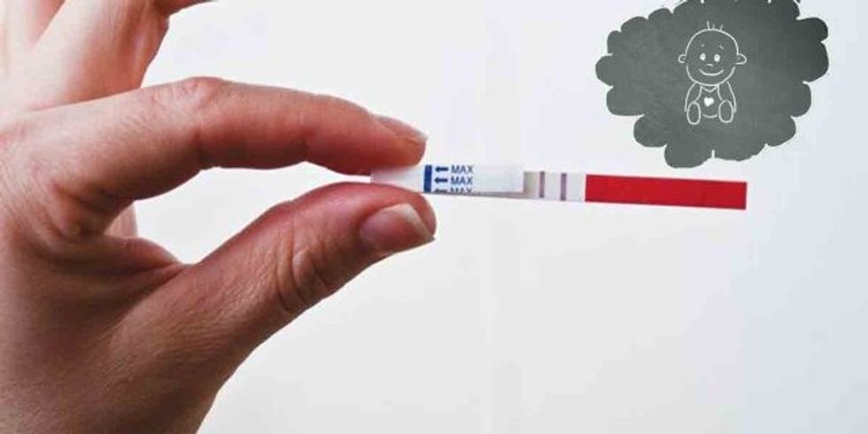 positive urine beta HCG test