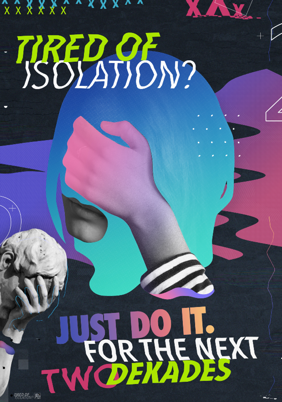 Poster Tired of Isolation Besim Mikullovci