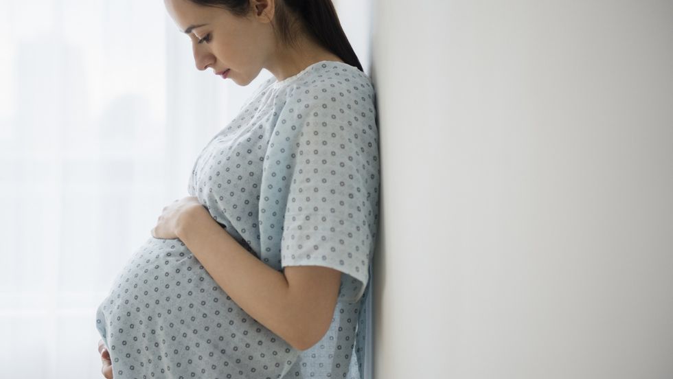 pregnant woman in hospital