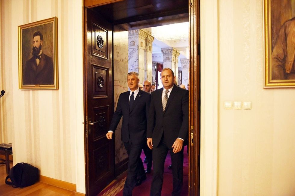 Presidenti Thaçi takoi homologun e tij bullgar 001