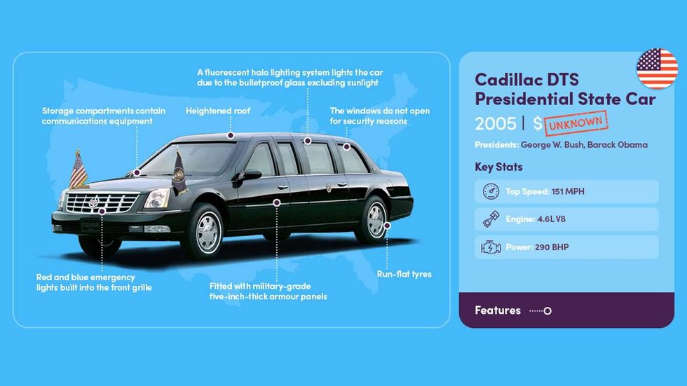 presidential limo 2005 cadillac dts 1