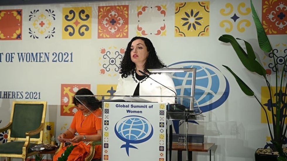 Presidentja Osmani mbane fjalim ne Samitin Global te Grave ne Lisbone 1