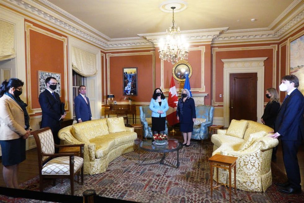 Presidentja Osmani takoi Guvernatoren e Pergjithshme te Kanadase Mary Simon 3