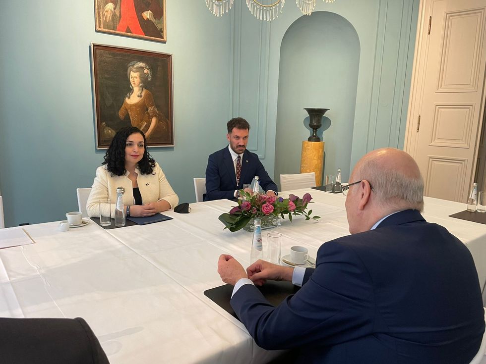 Presidentja Osmani takoi kryeministrin e Libanit z.Najib Mikati 2