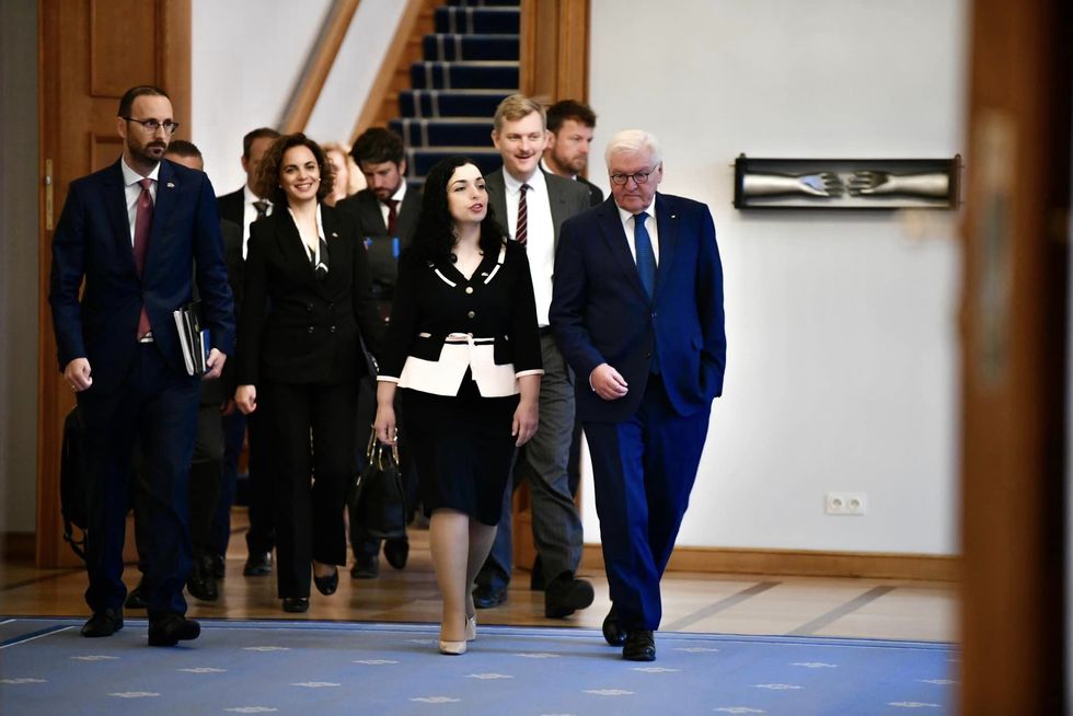 Presidentja Osmani takoi presidentin e Republikes Federale te Gjermanise Frank Walter Steinmeier 9