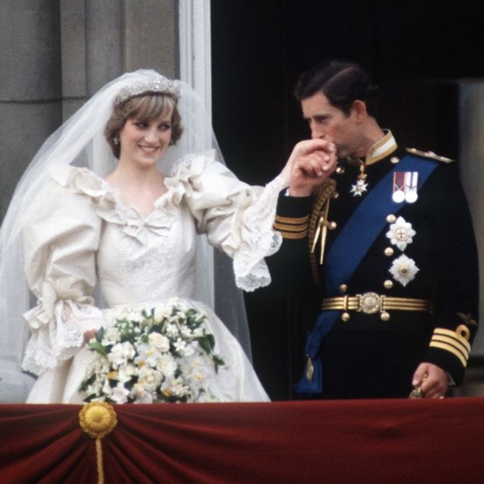 prince charles and princess diana on the balcony of news photo 1605568912