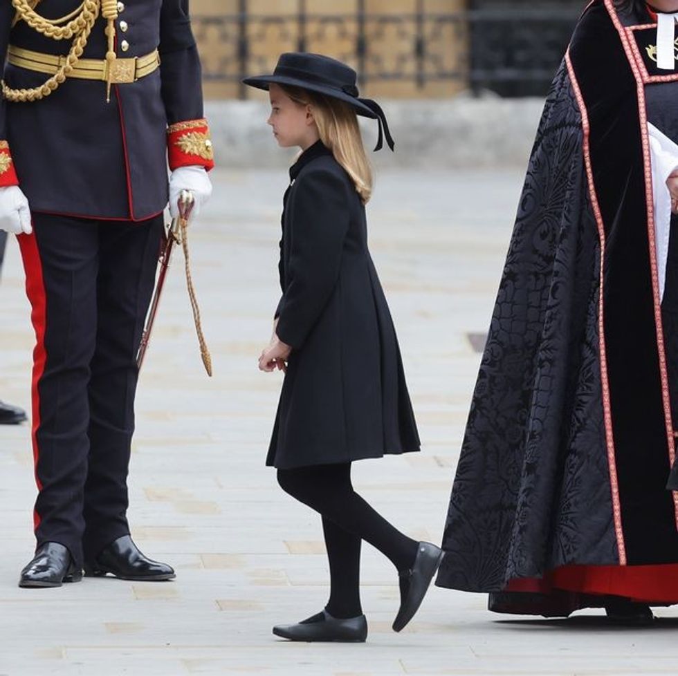 princess charlotte of wales arrives at westminster abbey news photo 1663586277
