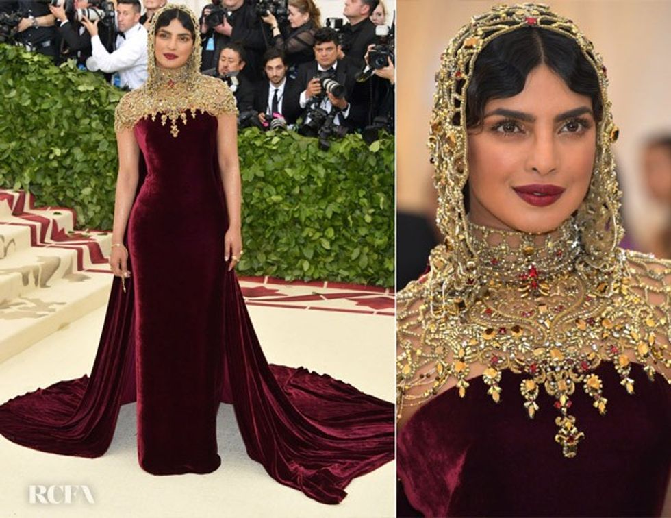 Priyanka Chopra In Ralph Lauren Collection 2018 Met Gala