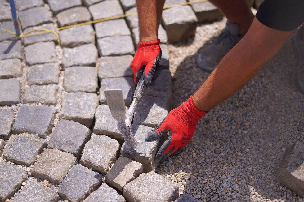 Prizren Sheshi Shatervan kalldrem shtrimi