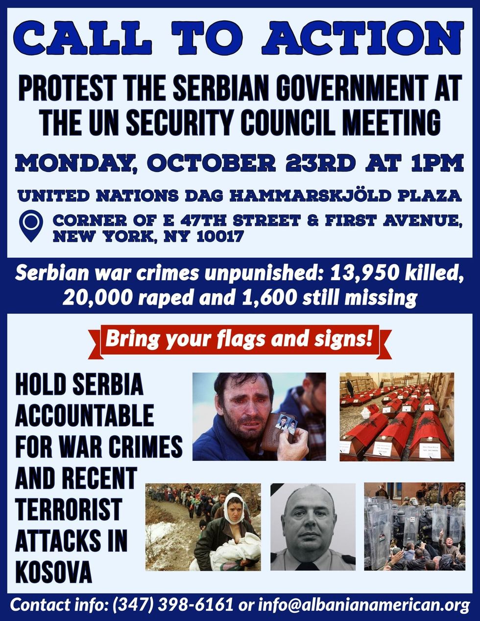 Protest flier