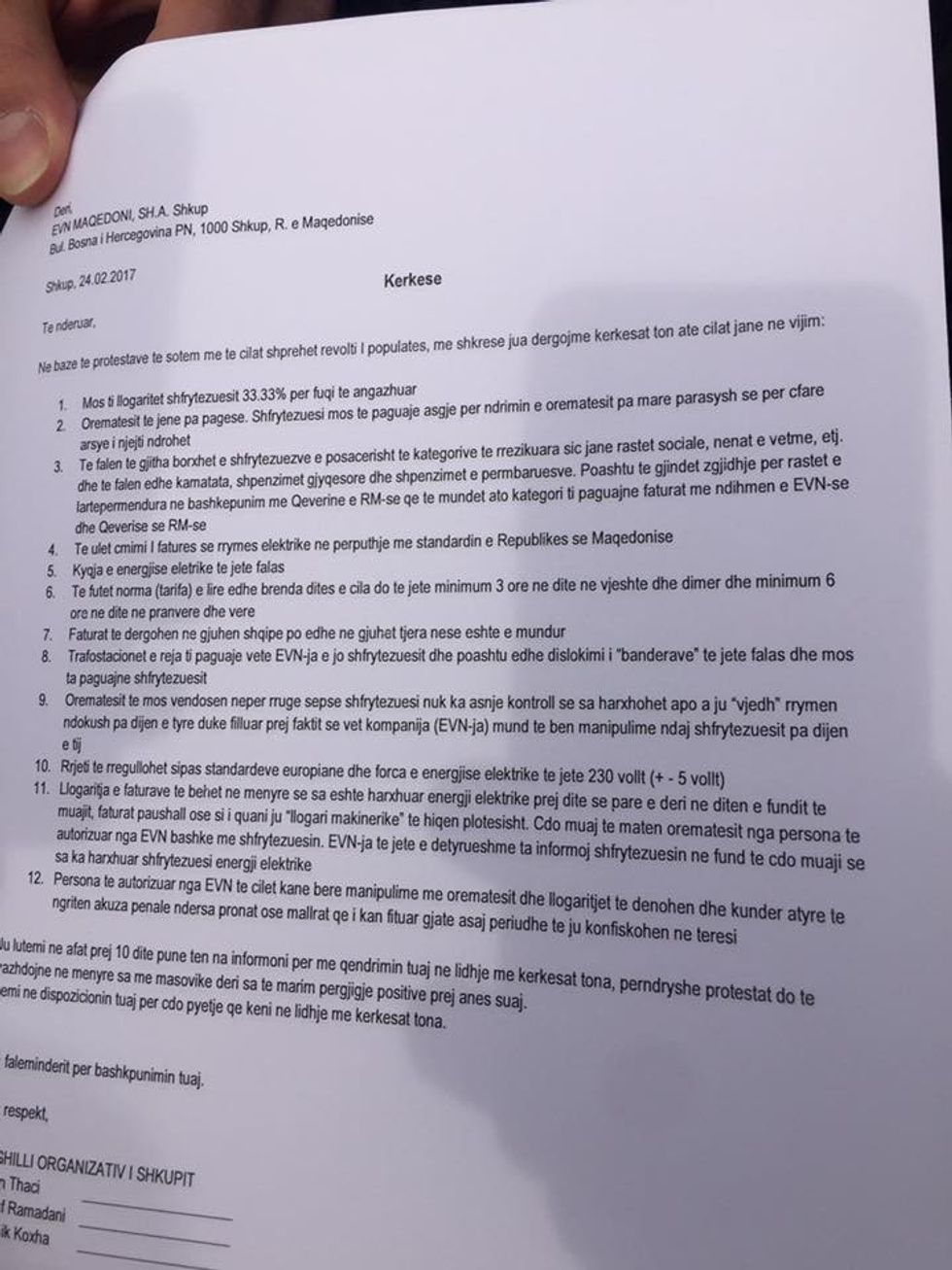 protesta evn shkup 1