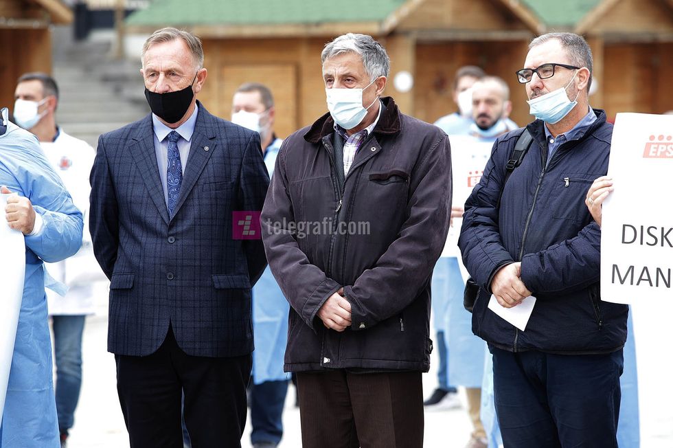 Proteste Federata e Sindikatave te Shendetesise foto Ridvan Slivova 16 1
