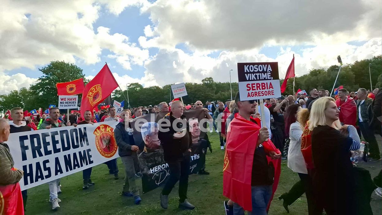 OVL-UÇK falënderon pjesëmarrësit në protestën në Hagë: Mesazhi ishte i qartë – 'Jo në emrin tim'