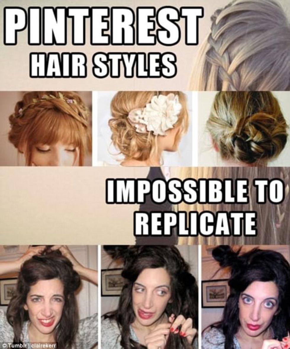 Provuan këshillat prej internetit për të rregulluar flokët rezultatet nuk ishin aspak te kenaqshme foto 10