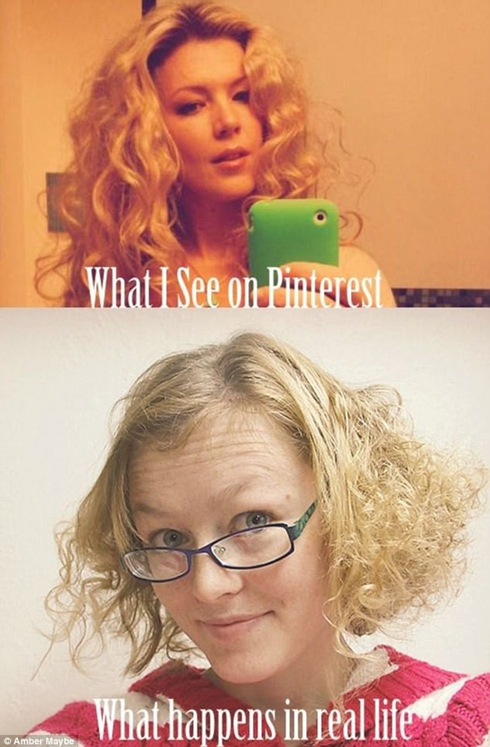 Provuan këshillat prej internetit për të rregulluar flokët rezultatet nuk ishin aspak te kenaqshme foto 7