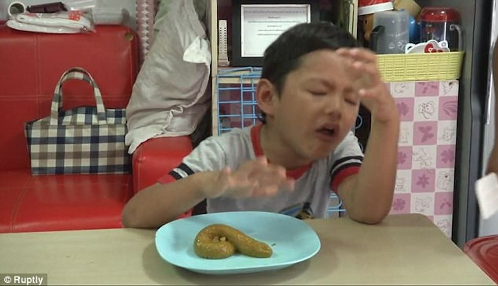 Pudingu i pështirë në formë të jashtëqitjes nuk u pelqye aspak nga femijet foto 2