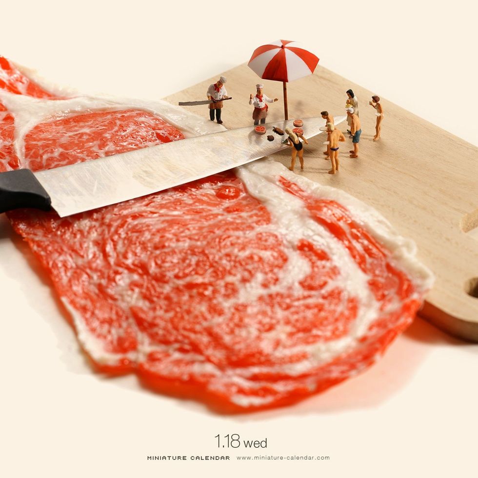 Punime të mahnitshme me gjëra të përditshme dhe figura të vogla foto 11