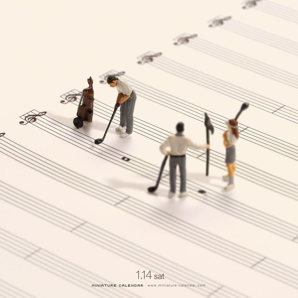 Punime të mahnitshme me gjëra të përditshme dhe figura të vogla foto 12