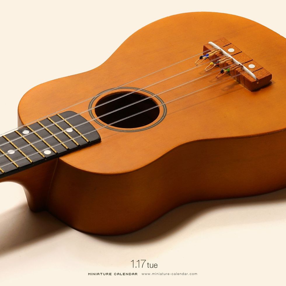 Punime të mahnitshme me gjëra të përditshme dhe figura të vogla foto 4