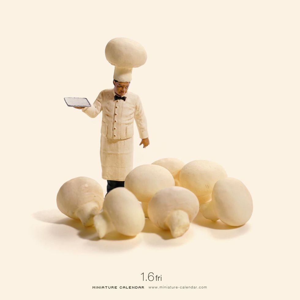 Punime të mahnitshme me gjëra të përditshme dhe figura të vogla foto 8