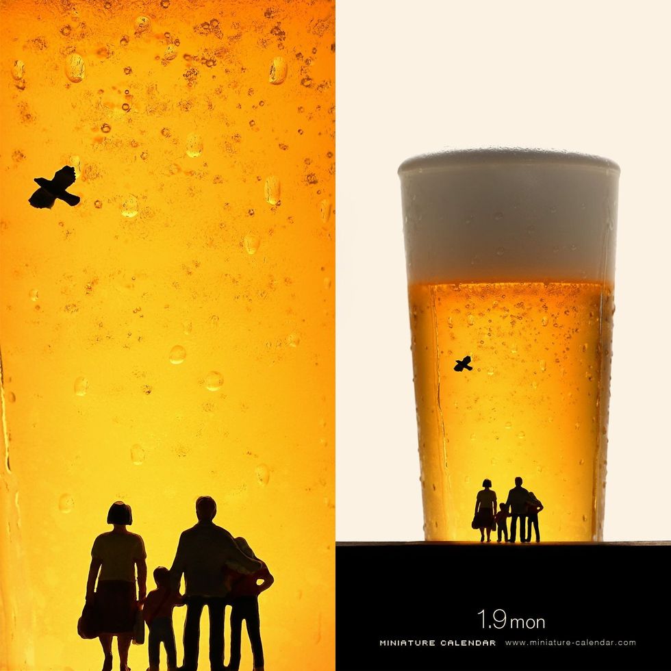 Punime të mahnitshme me gjëra të përditshme dhe figura të vogla foto 9