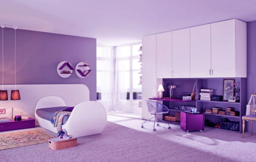 Purple bedroom 8 1