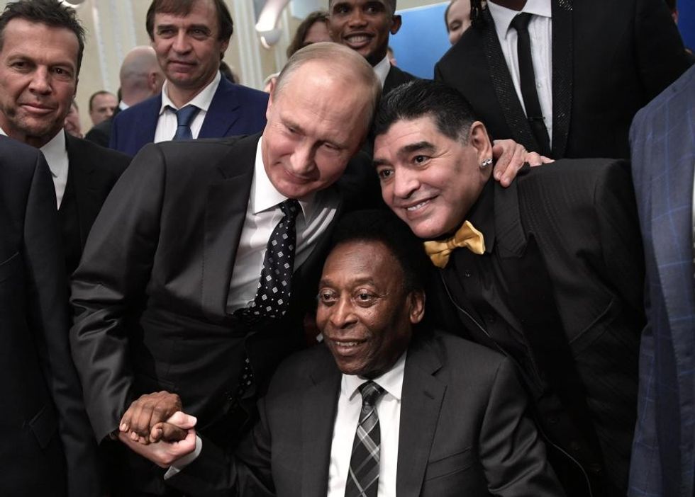 putin pele maradona
