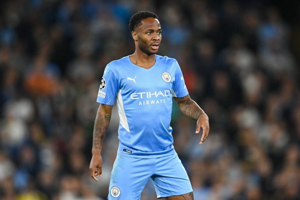 raheem sterling delantero del manchester city y que ha captado el interes del barcelona