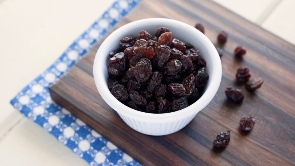 raisins in a cup GettyImages 645462933