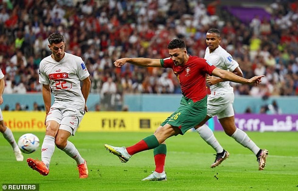 Ramos zëvendësoi Ronaldon në formacionin fillestar dhe shënoi tre gola në fitoren e tyre 6-1 të martën