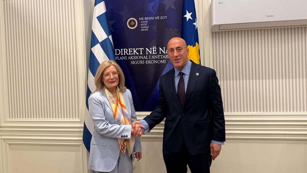 Haradinaj i kërkon ambasadores greke njohjen e Kosovës nga Greqia