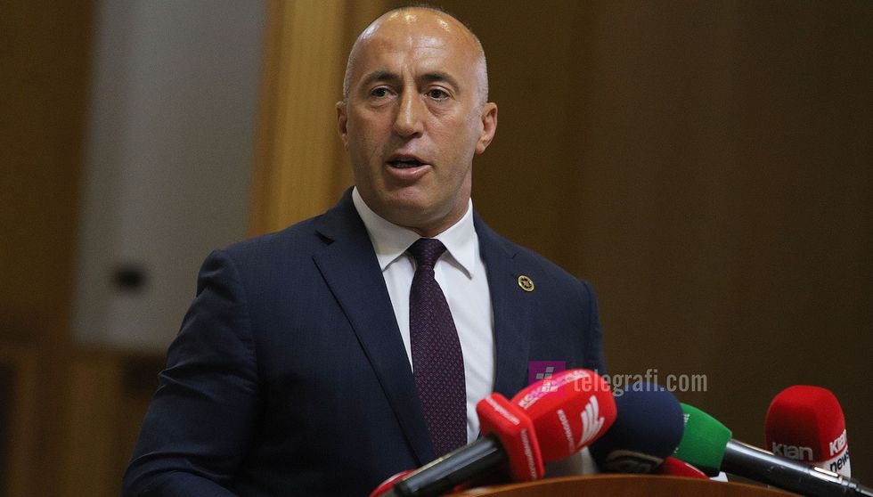 Ramush Haradinaj pas takimit me Albin Kurtin e Vjosa Osmanin foto Ridvan Slivova 4 e1617348978266