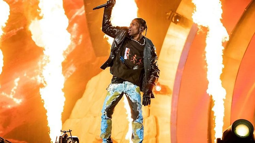Rapstar Travis Scott trat am Freitag auf dem Astroworld Festival auf