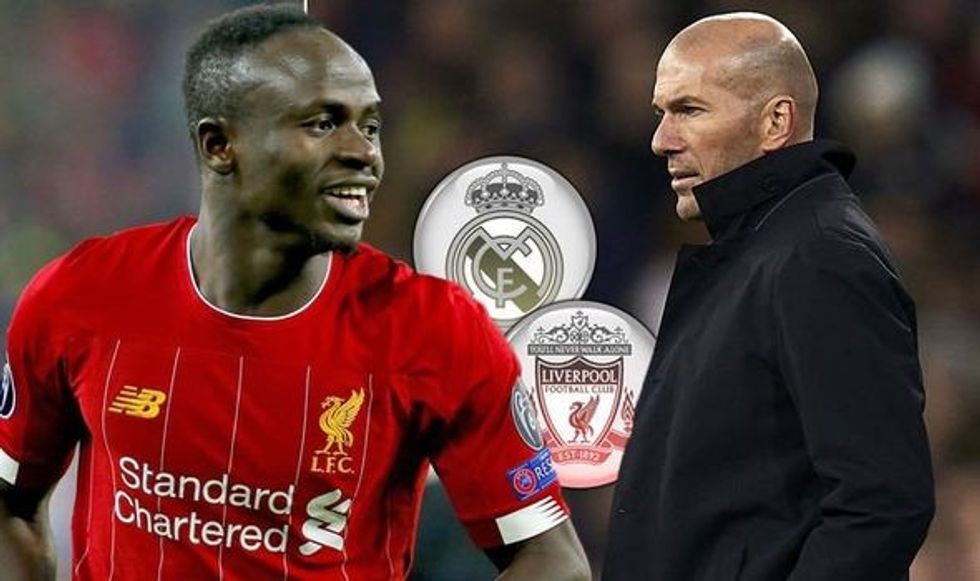 Real Madrid boss Zinedine Zidane speaks with Liverpool ace Sadio Mane over summer transfer 1222795