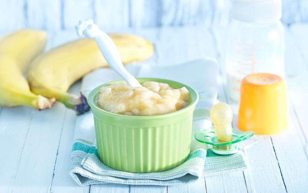 Recipe banana puree Tiny Pri