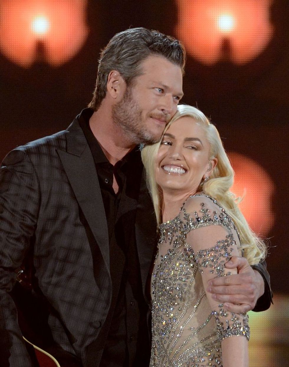 recording artists blake shelton and gwen stefani perform news photo 1576096777