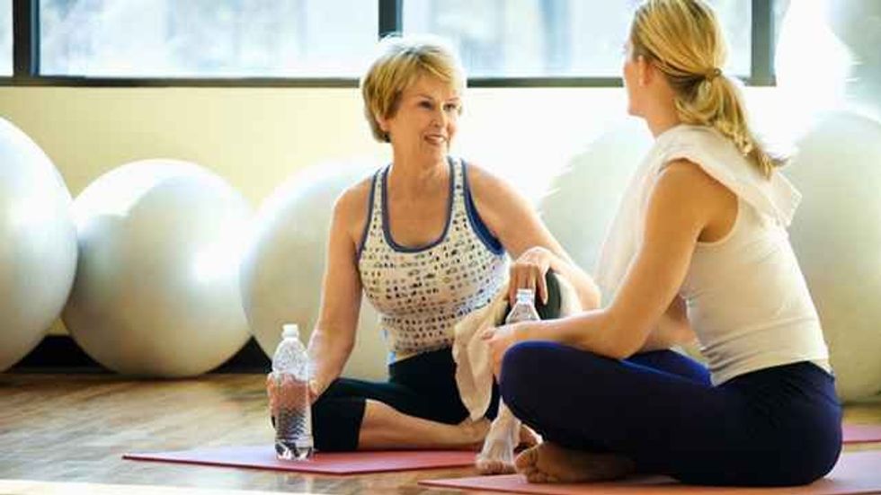 recovering from fitness break