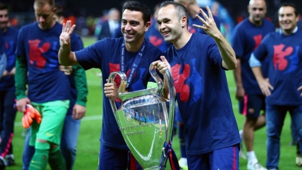 rekordet q euml mban xavi te barcelona foto hd