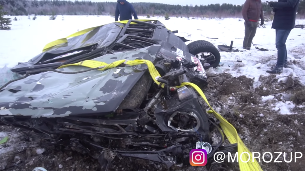 RELEASED GELENVAGEN AMG G6.3 FROM HELICOPTER CRAZY RUSSIAN 6 30 screenshot 1