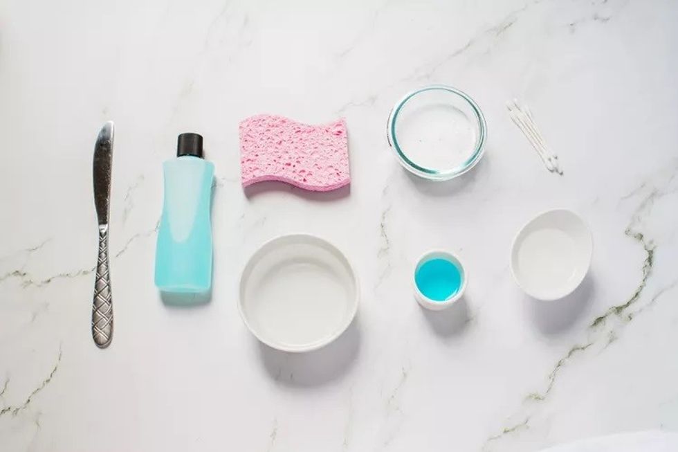 remove glue from clothes