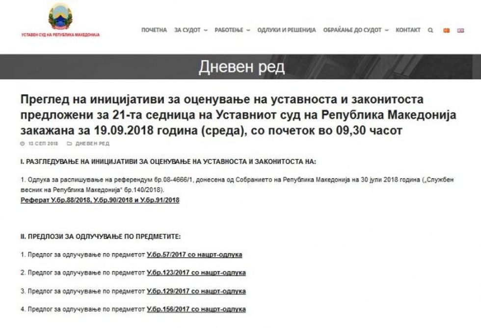 rend ditor kushtetuese mk