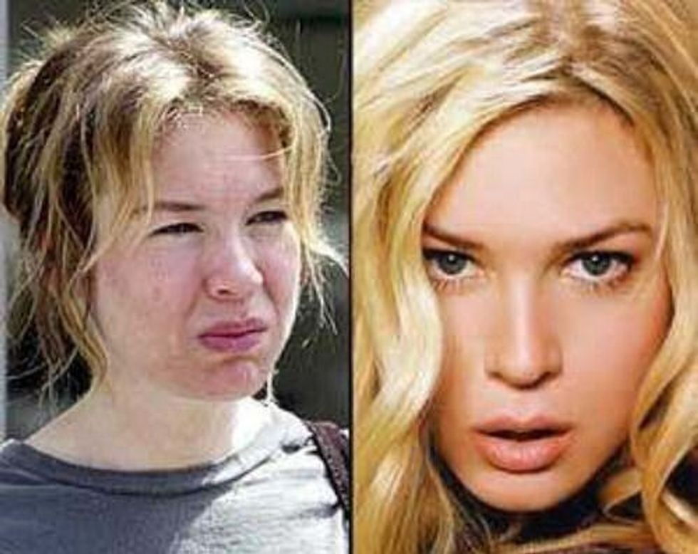 renee zellweger nomakeup