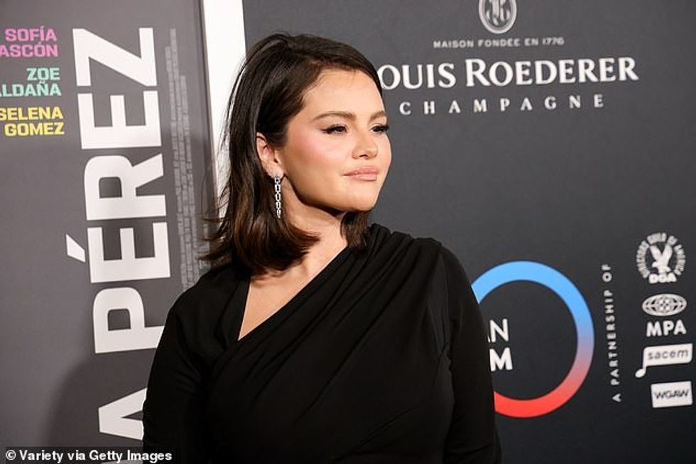 Reviews for Emilia Pérez, the latest Selena Gomez movie, are significantly divided following the film's premiere on Netflix. Gomez pictured in LA at screening of the movie October 29