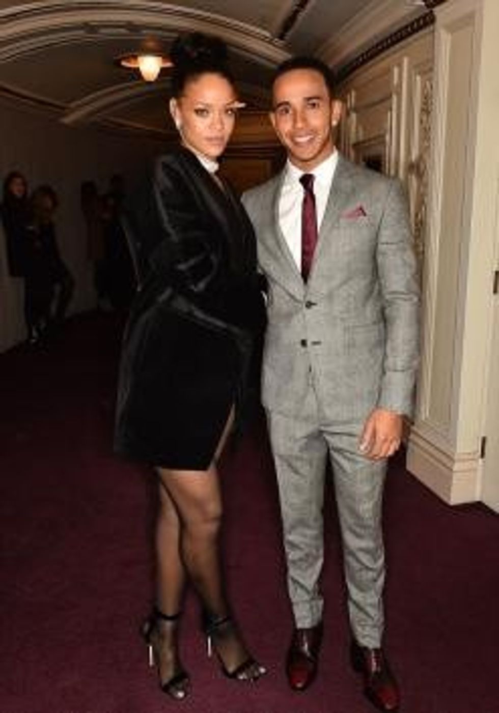 Rihanna dhe Lewis Hamilton pas një darkë në New York