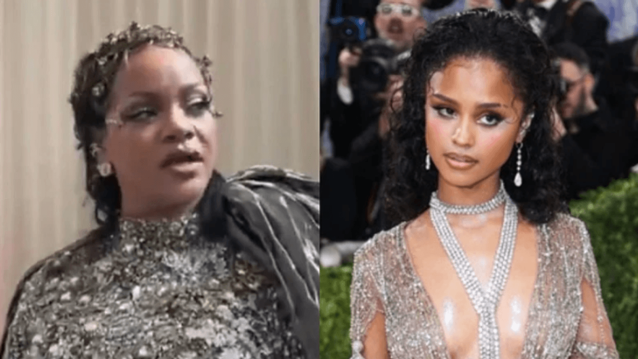 Videoja ku Rihanna duket se injoron këngëtaren Tyla në Met Gala shkaktoi reagime të mëdha