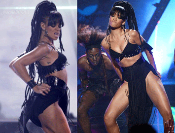 Rihanna on American Idol Fi
