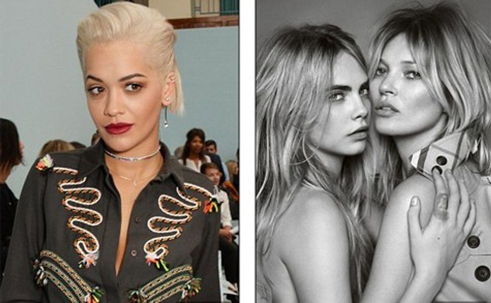 Rita Ora chez Burberry