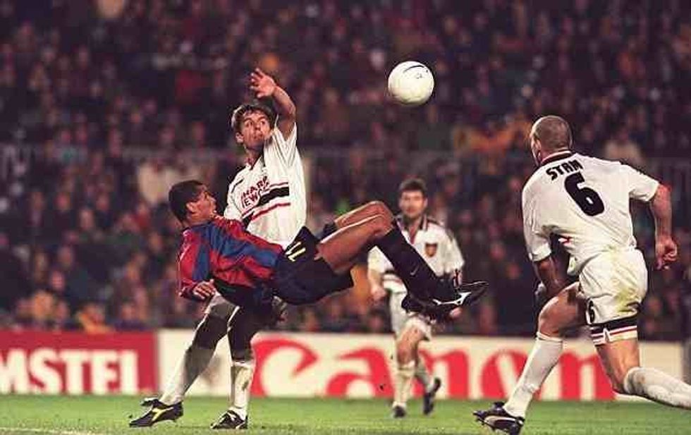 rivaldo vs man utd 1
