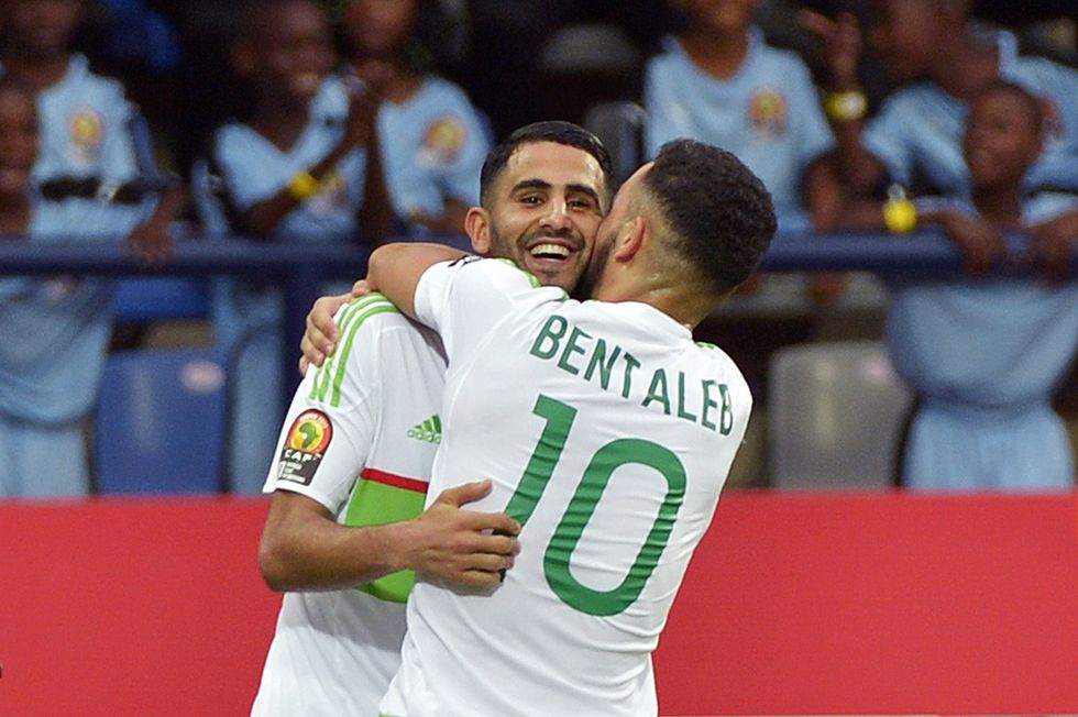 riyad mahrez nabil bentaleb algeria zimbabwe afcon 2016 15012017 rmx3hmaw98fq1c3do814tso93